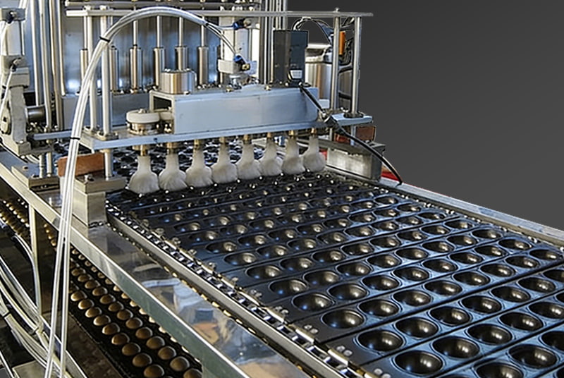 Лінія виробництва парових тістечок