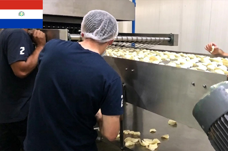 Парагвай Чіпси Виробничий проект 250kg/h