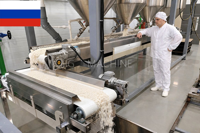 Росія Рис Крекер завод Налаштування 250kg/год